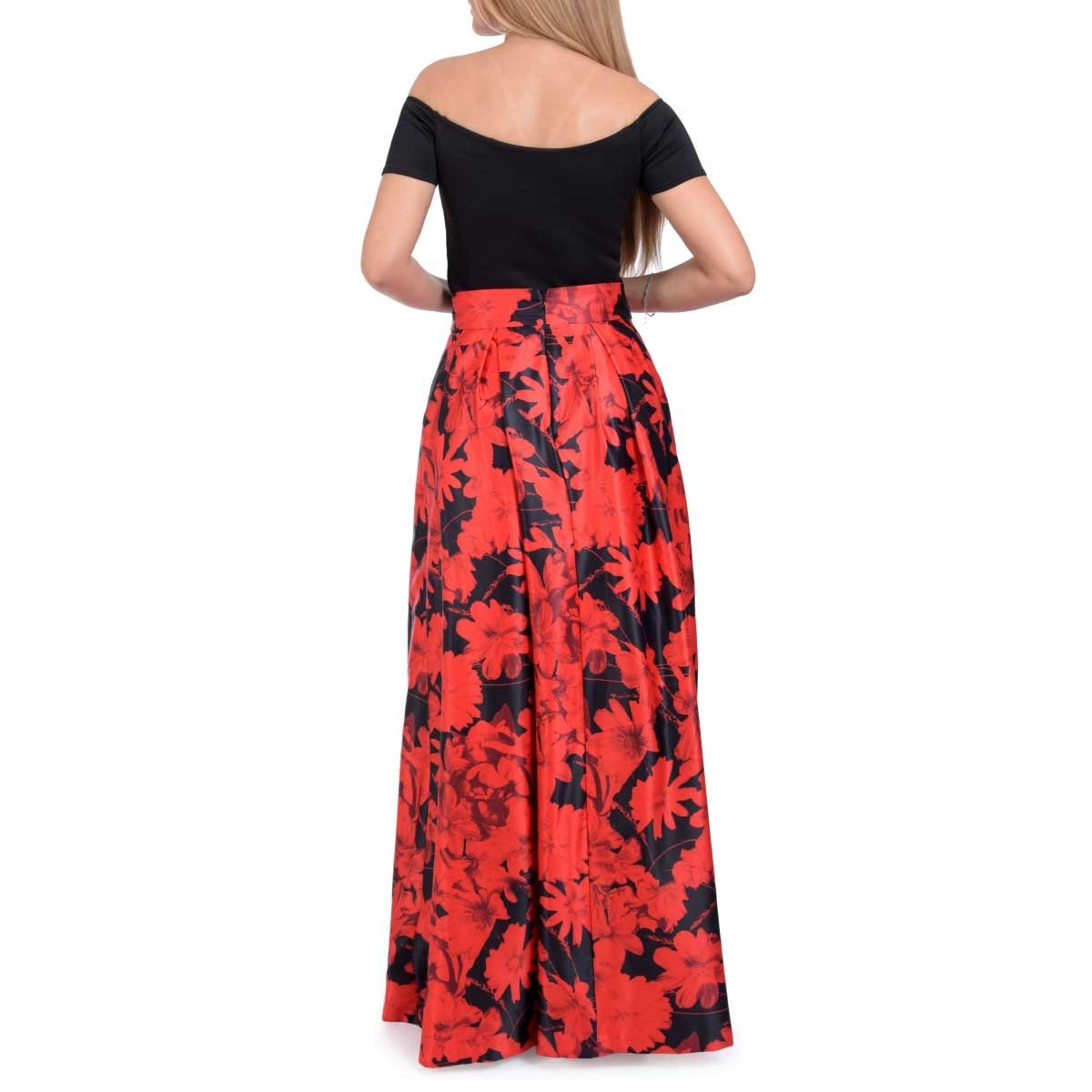 Vestido con Falda Estampada Nikki Italy