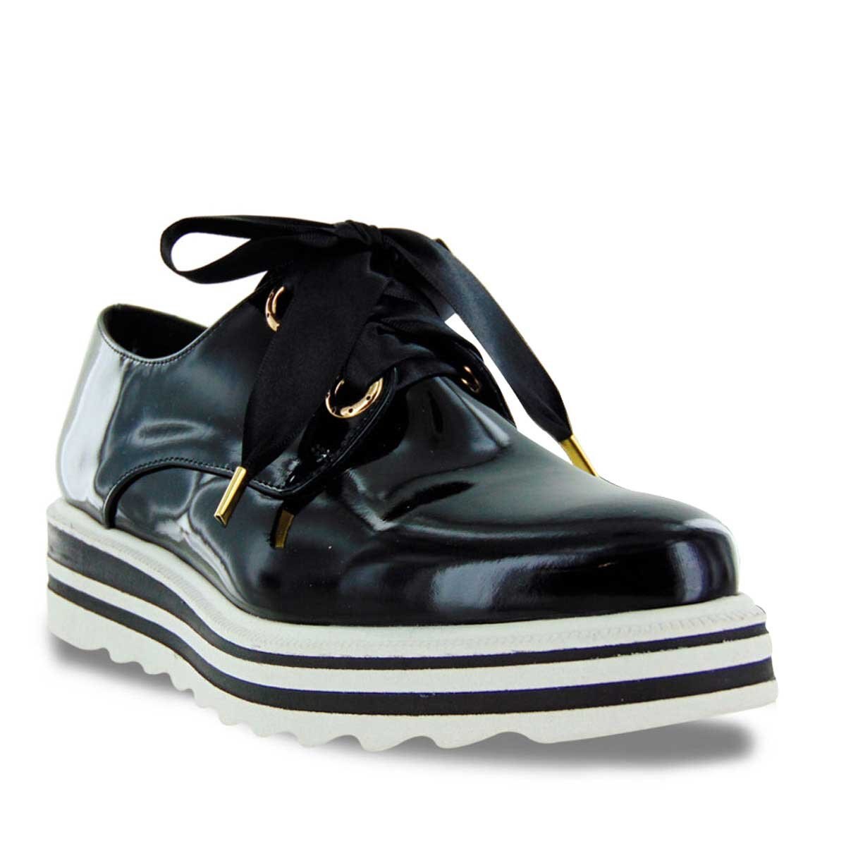 Menstyle Negro de Charol y Listón Mbj
