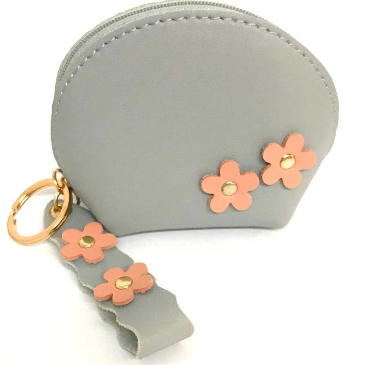 Monedero Gris con Flores Phi By Philosophy Jr