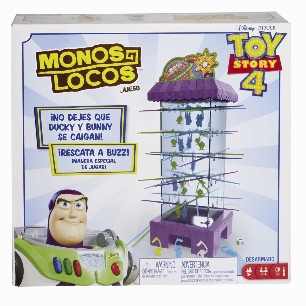 Monos Locos Toy Story 4 Mattel Juego De Mesa Sears