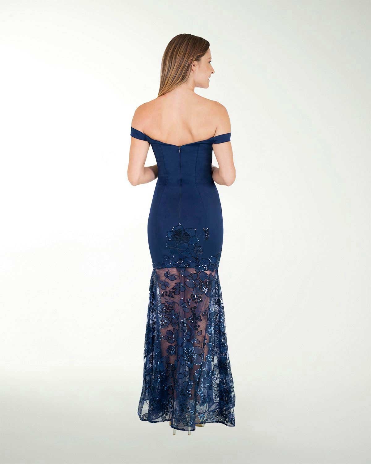 Vestido de fiesta largo ranias corte sirena gala ranias - Sears