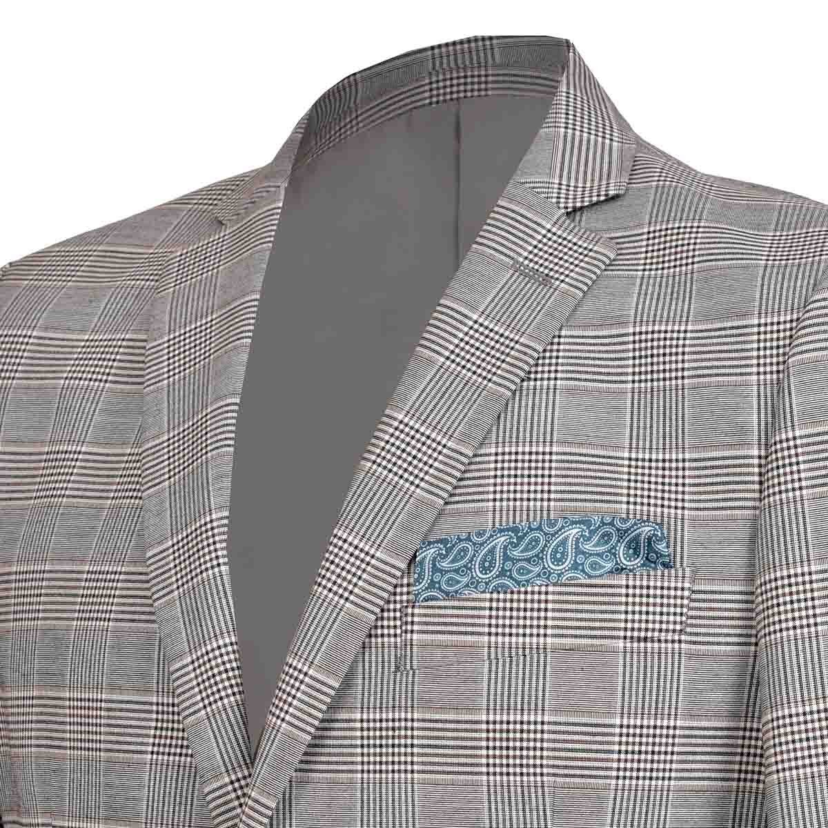 Saco Slim Fit Cuadros Carlo Corinto para Caballero