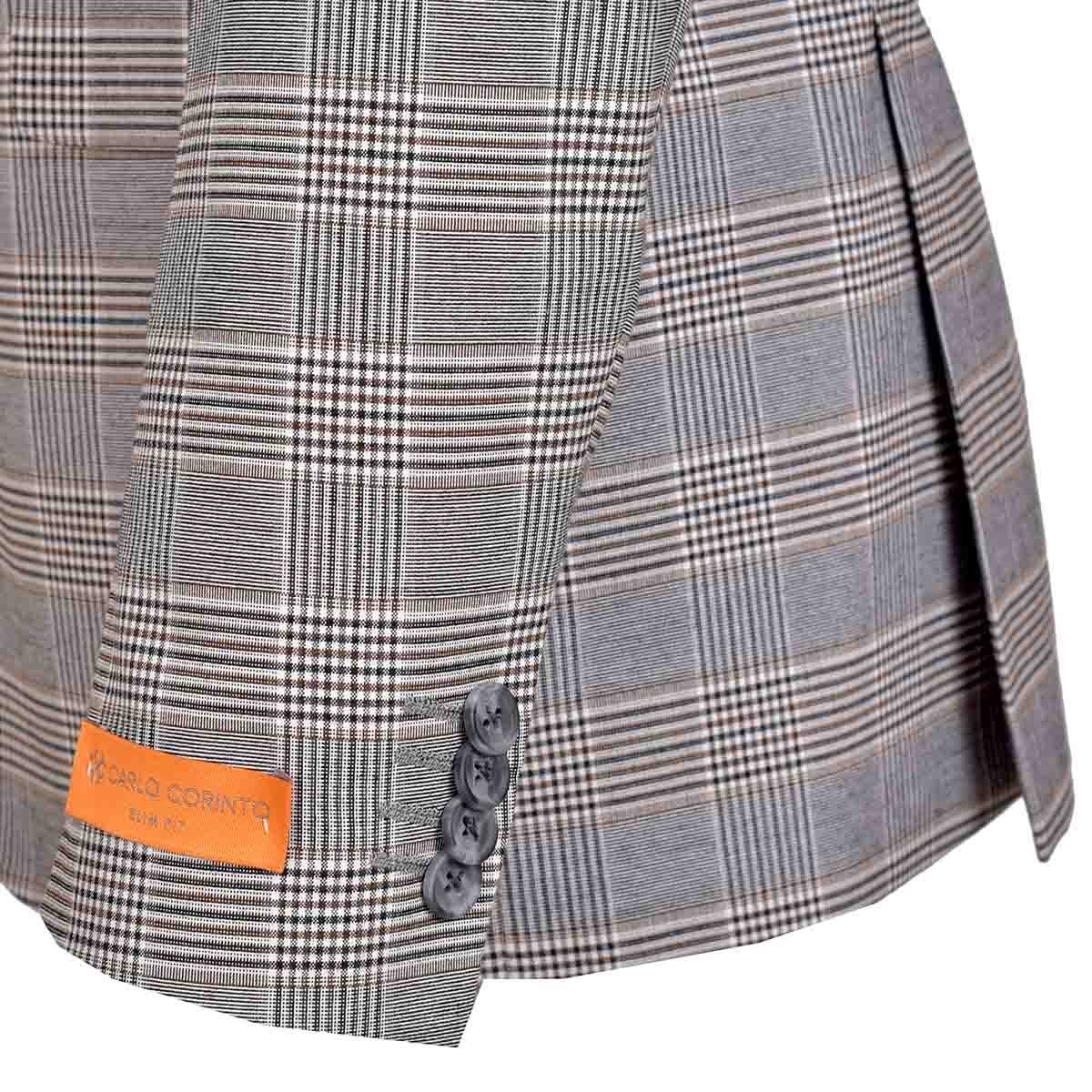 Saco Slim Fit Cuadros Carlo Corinto para Caballero