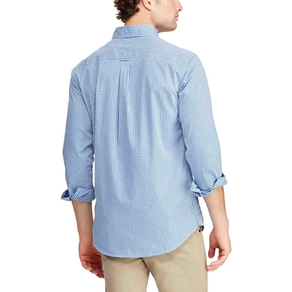 Camisa Slim Manga Larga Color Azul Chaps