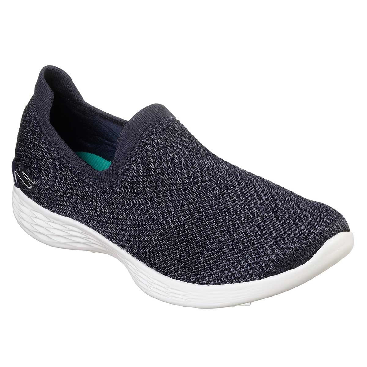 Slip On Textil Azul Skechers