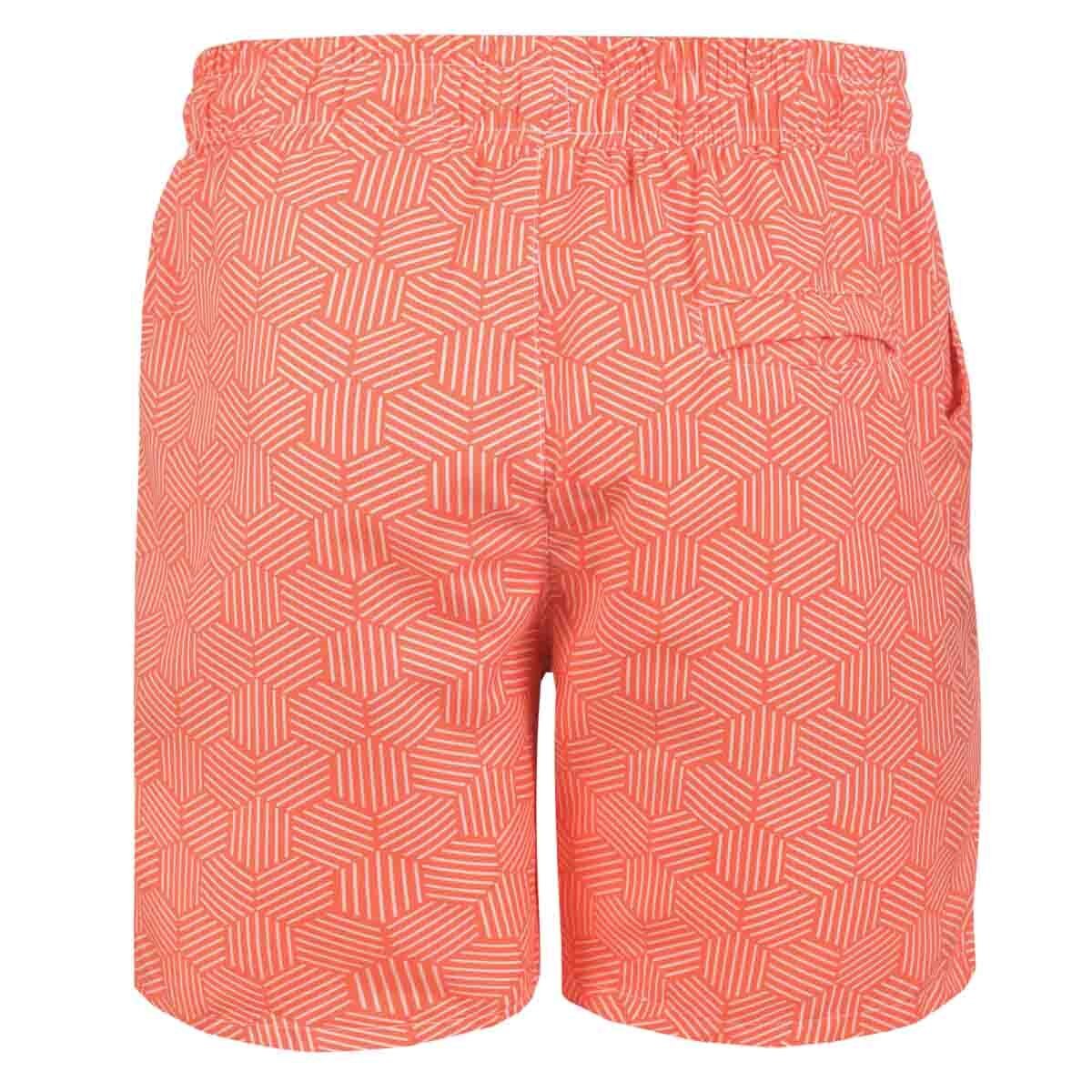 Traje de Baño Hexágonos Naranja Polo Club