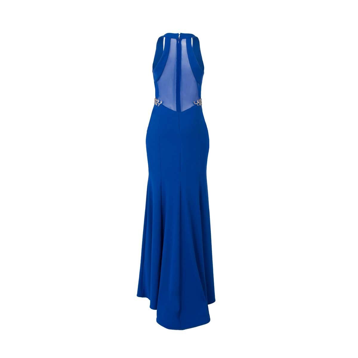 Vestido de Fiesta con Abertura y Adorno en Cintura Noshe