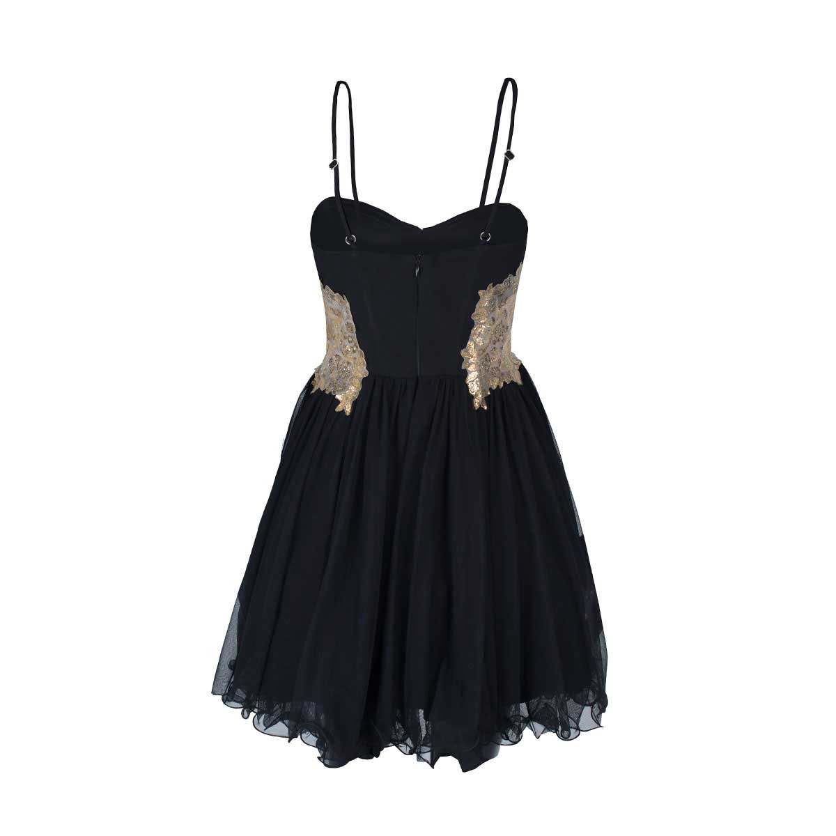 Vestido de Fiesta con Aplicaciones en Cintura Noshe