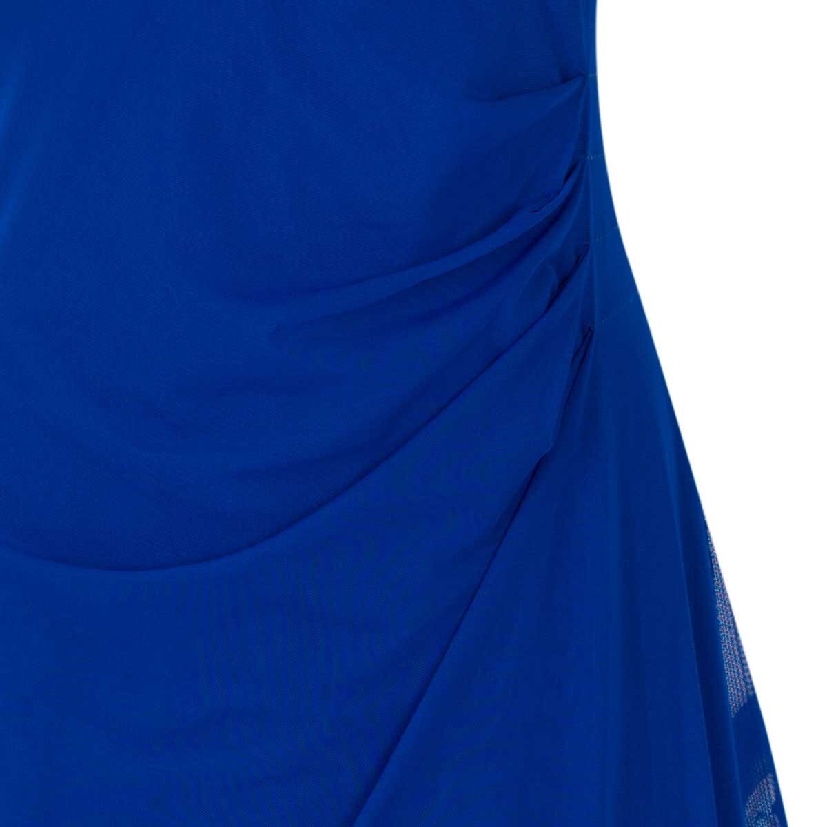 Vestido de Fiesta Largo Halter con Cadena en Cuello Noshe