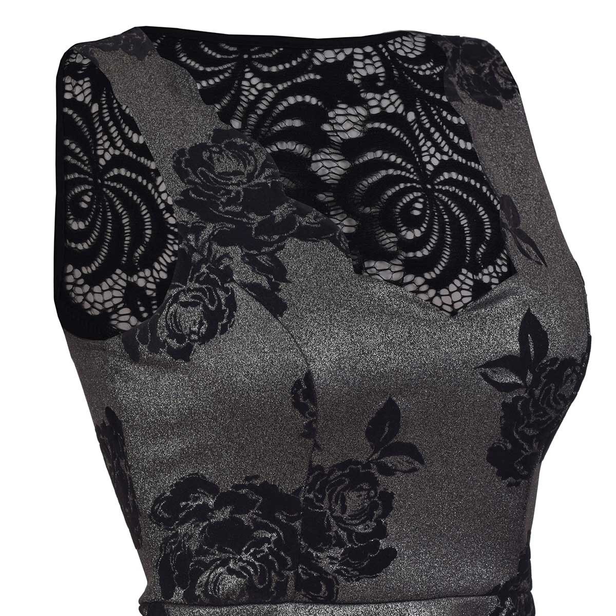 Vestido de Fiesta con Encaje en Espalda Life Styler