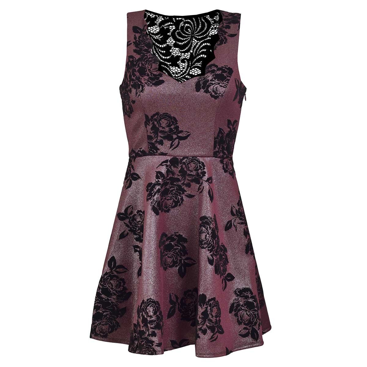 Vestido de Fiesta con Encaje en Espalda Life Styler