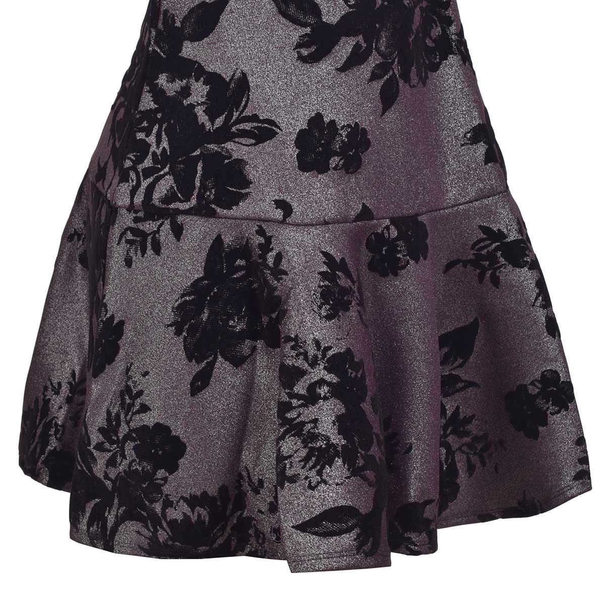 Vestido de Fiesta con Flores Life Styler