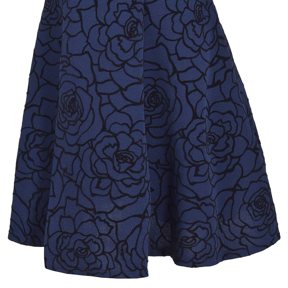 Vestido de Fiesta con Diseño de Flores Life Styler