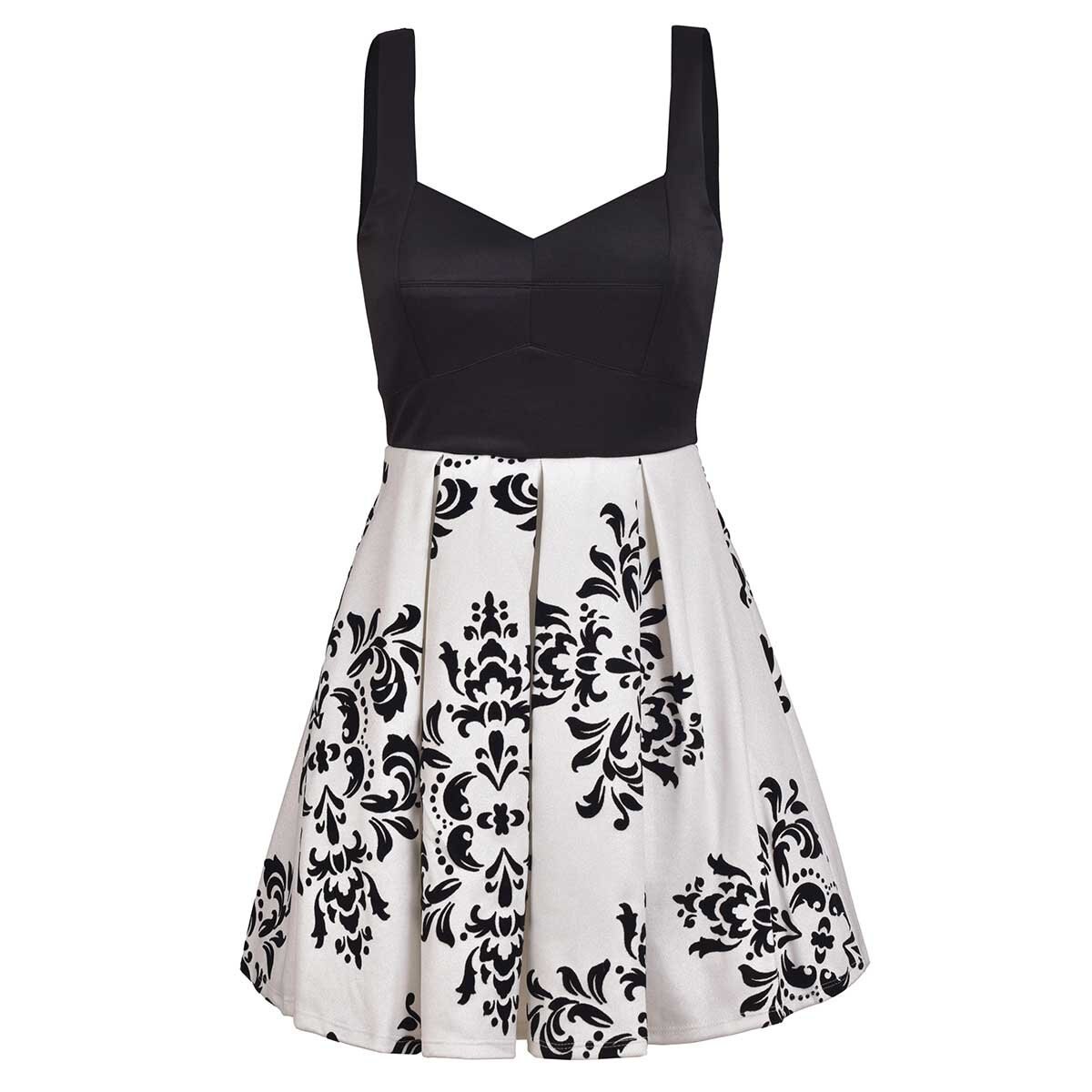 Vestido de Fiesta con Escote Cuadrado Life Styler