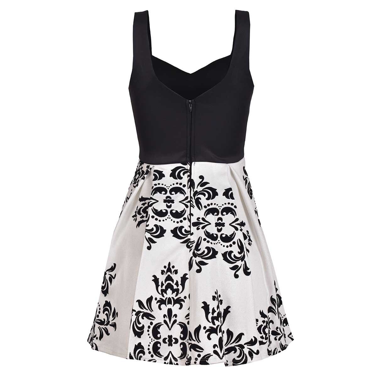 Vestido de Fiesta con Escote Cuadrado Life Styler