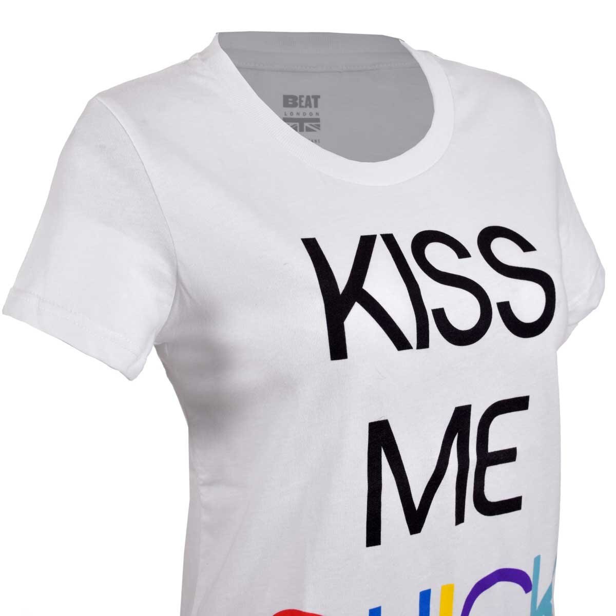 Playera con Estampado Kiss Me Quick Beat London