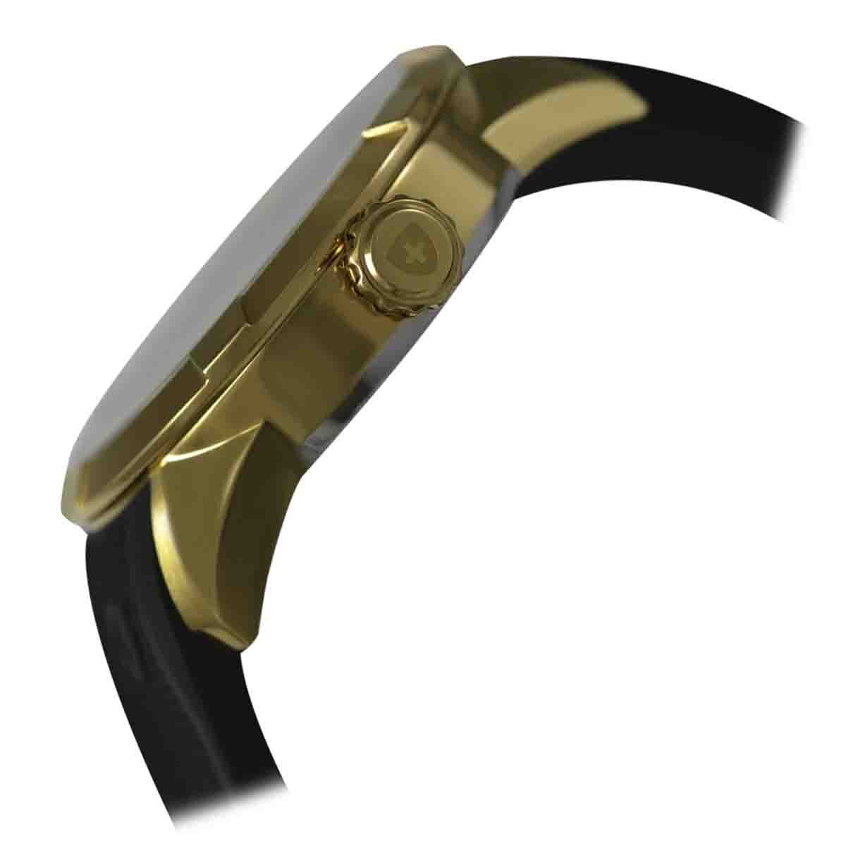 Reloj Unisex Color Negro y Dorado Nivada
