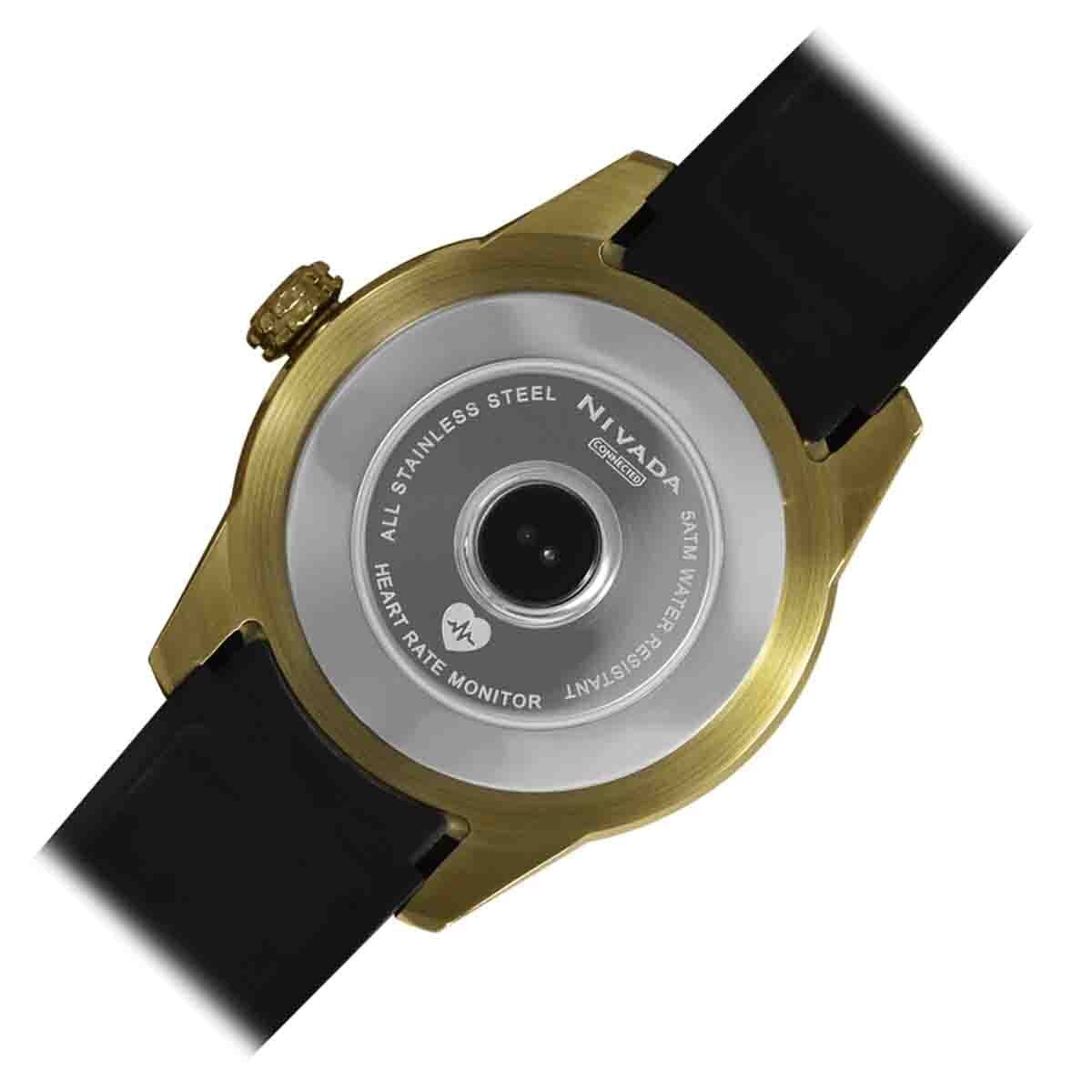 Reloj Unisex Color Negro y Dorado Nivada