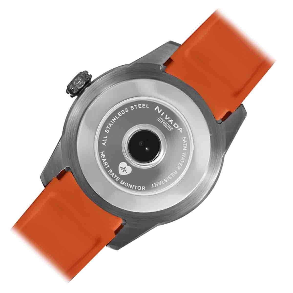 Reloj Unisex Color Negro y Rojo Nivada