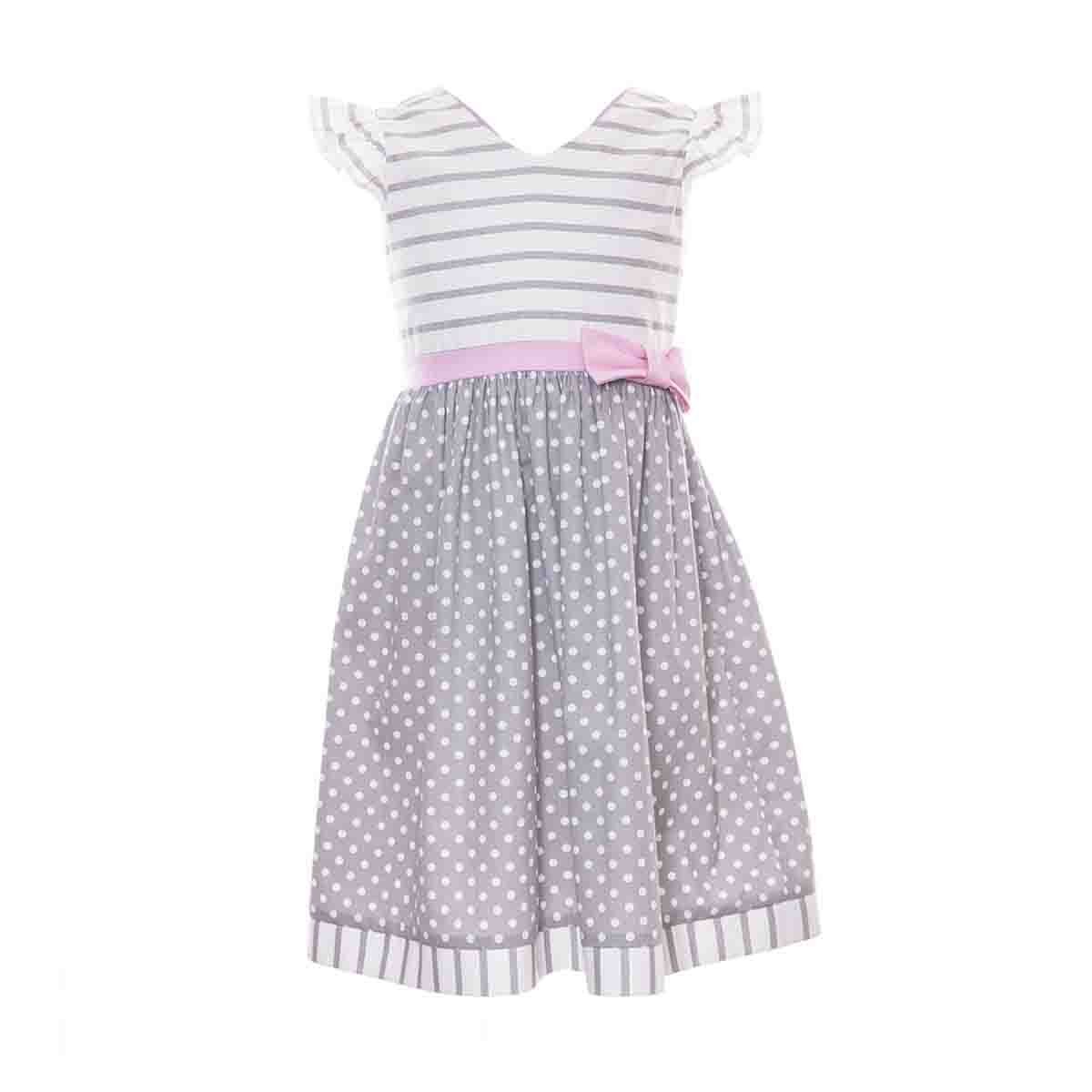 Vestido Clásico con Olán en Manga Lovely Lulu