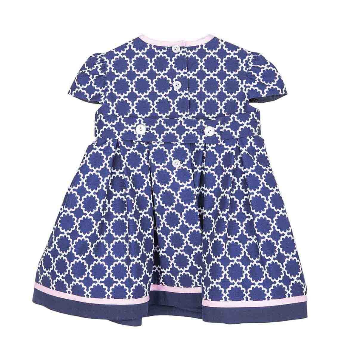 Vestido Manga Corta Color Azul Lovely Lulu
