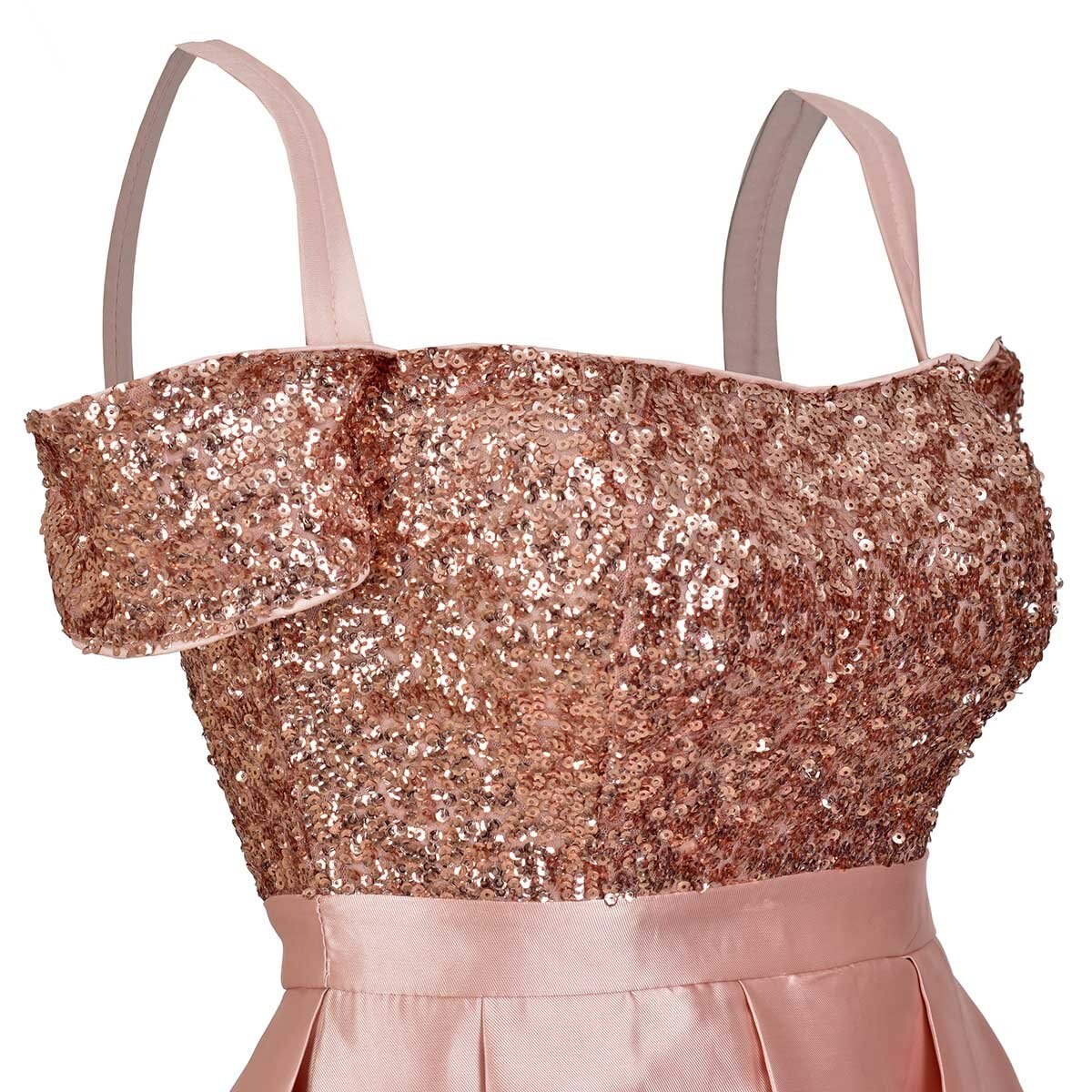 Vestido de Fiesta Hi Low Talle de Lentejuela Philosophy Jr Nights