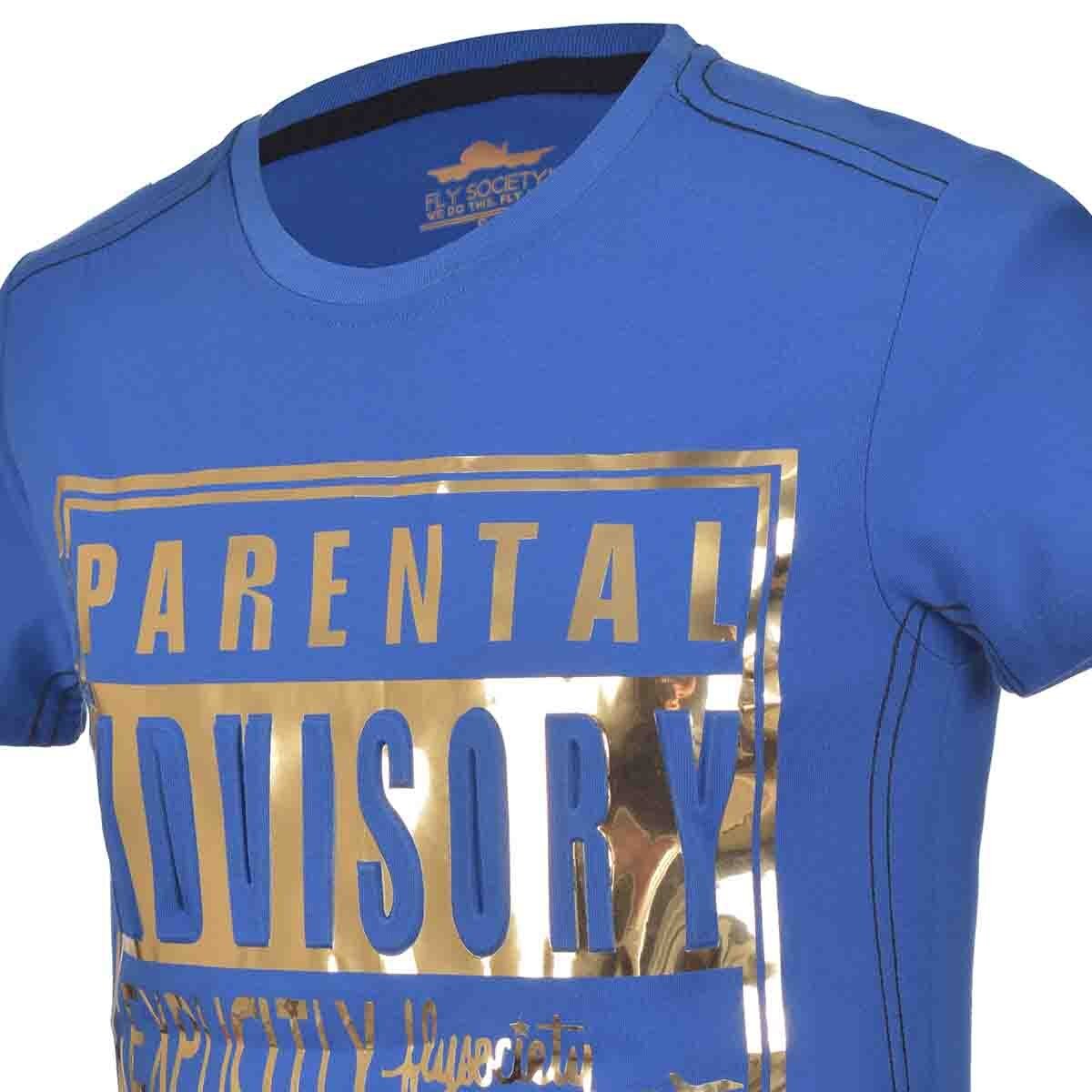 T-Shirt Estampada Cuello Redondo Fly Society para Niño