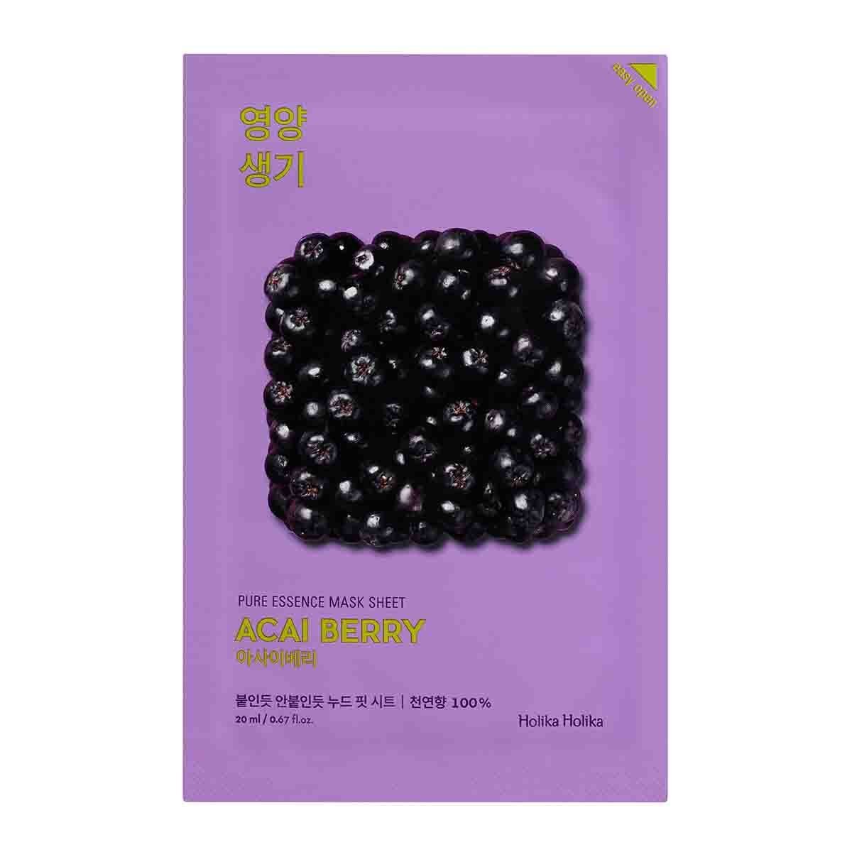 Mascarilla Reparadora Holika Holika Pure Essence Bayas Acai