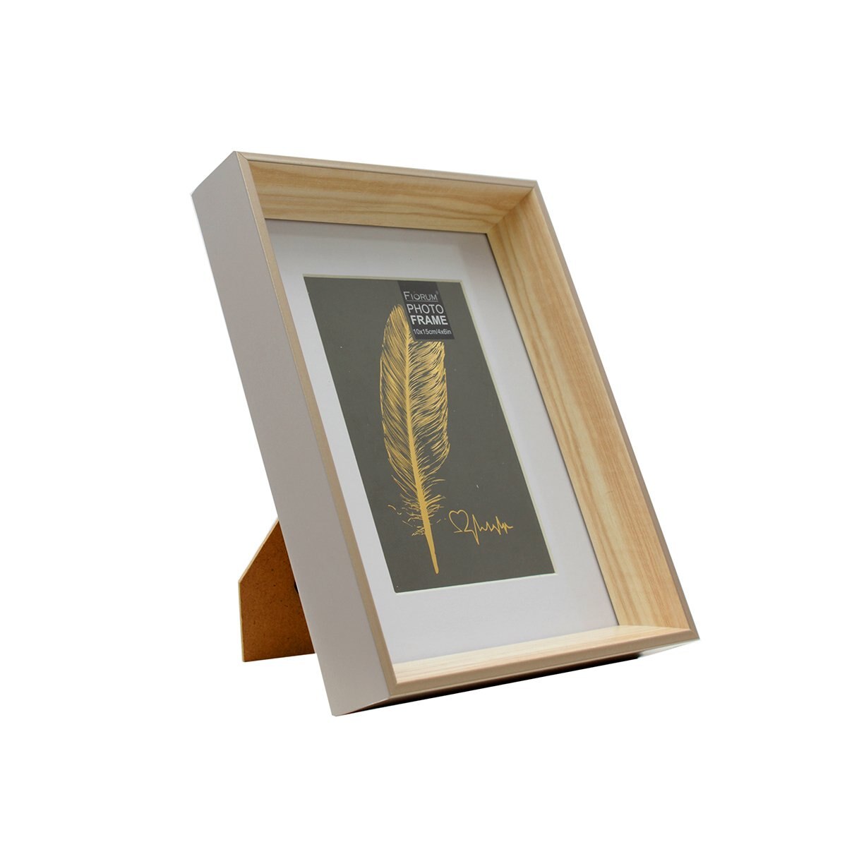 Portarretratos Profesional Beige 4X6" Quadrum