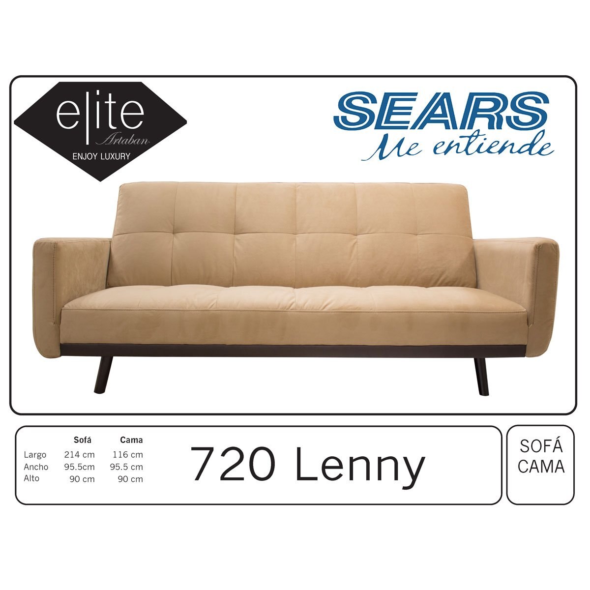 Sofá Cama Lenny Artaban