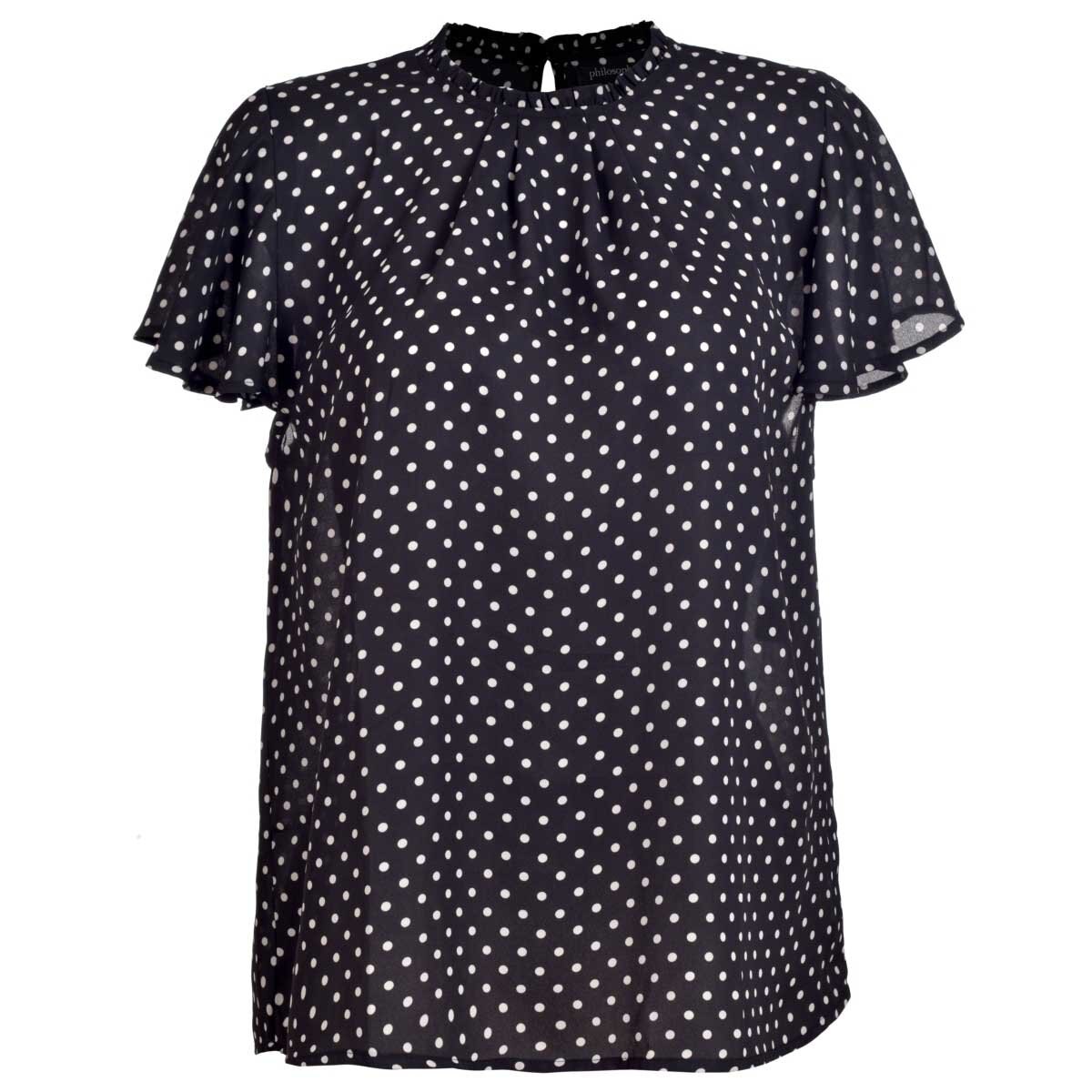 Blusa con Olanes en Manga Philosophy Jr Plus