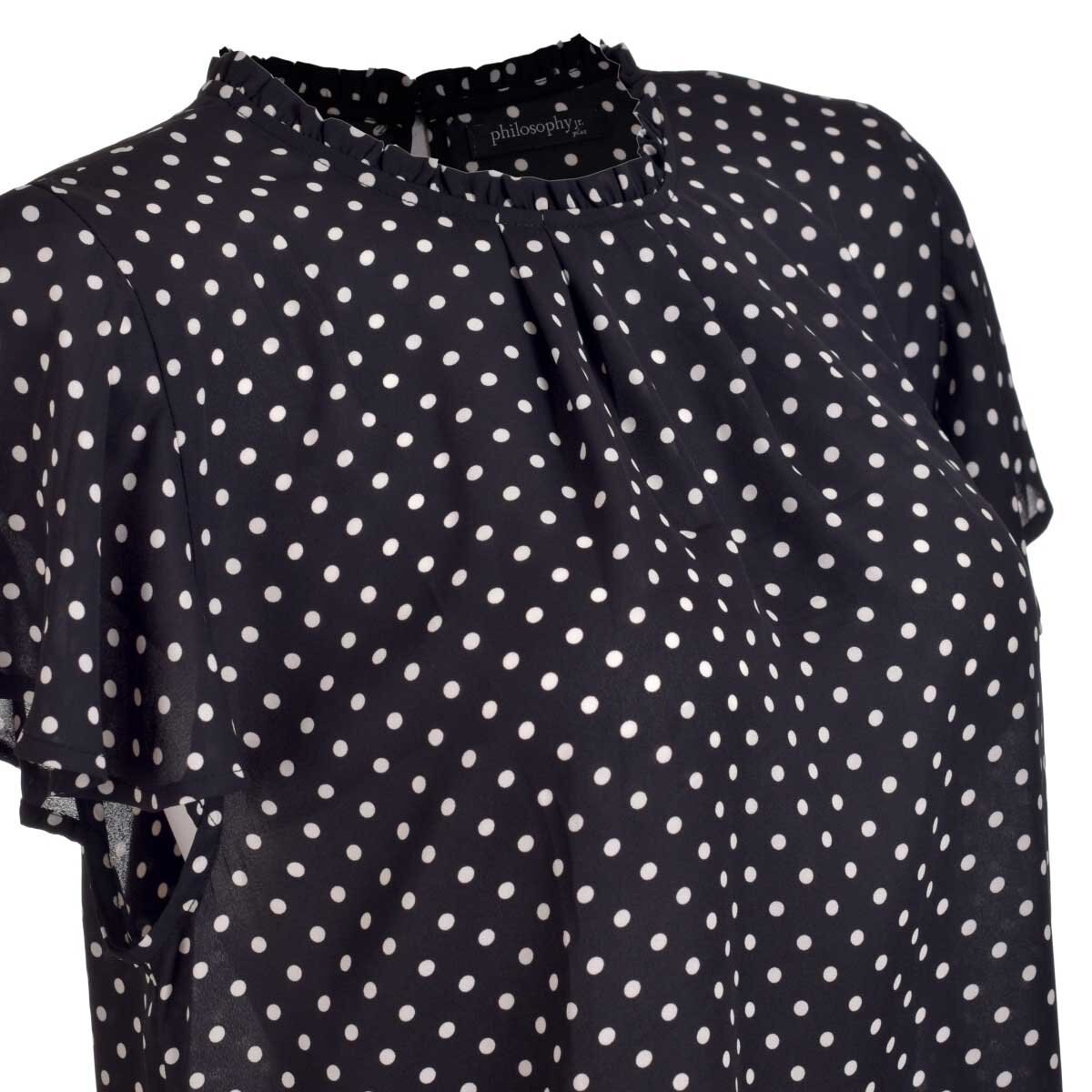 Blusa con Olanes en Manga Philosophy Jr Plus