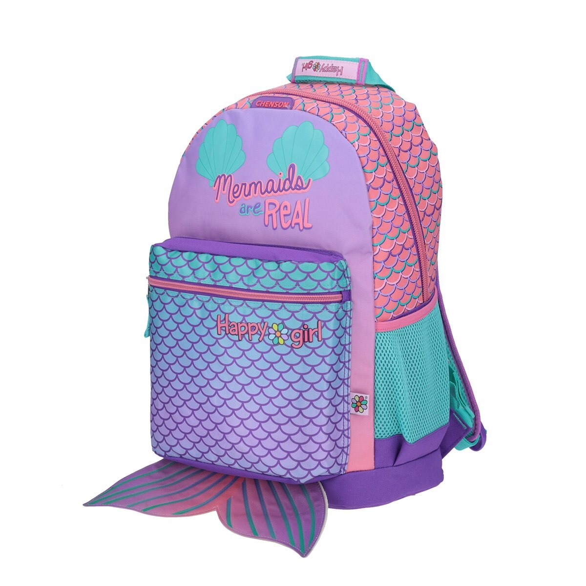 Mochila Ariel Happy Girl Lila Chenson