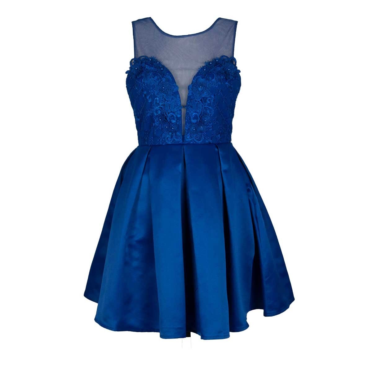 Vestido Corto con Talle Encaje de Satín Philosophy Jr Nights