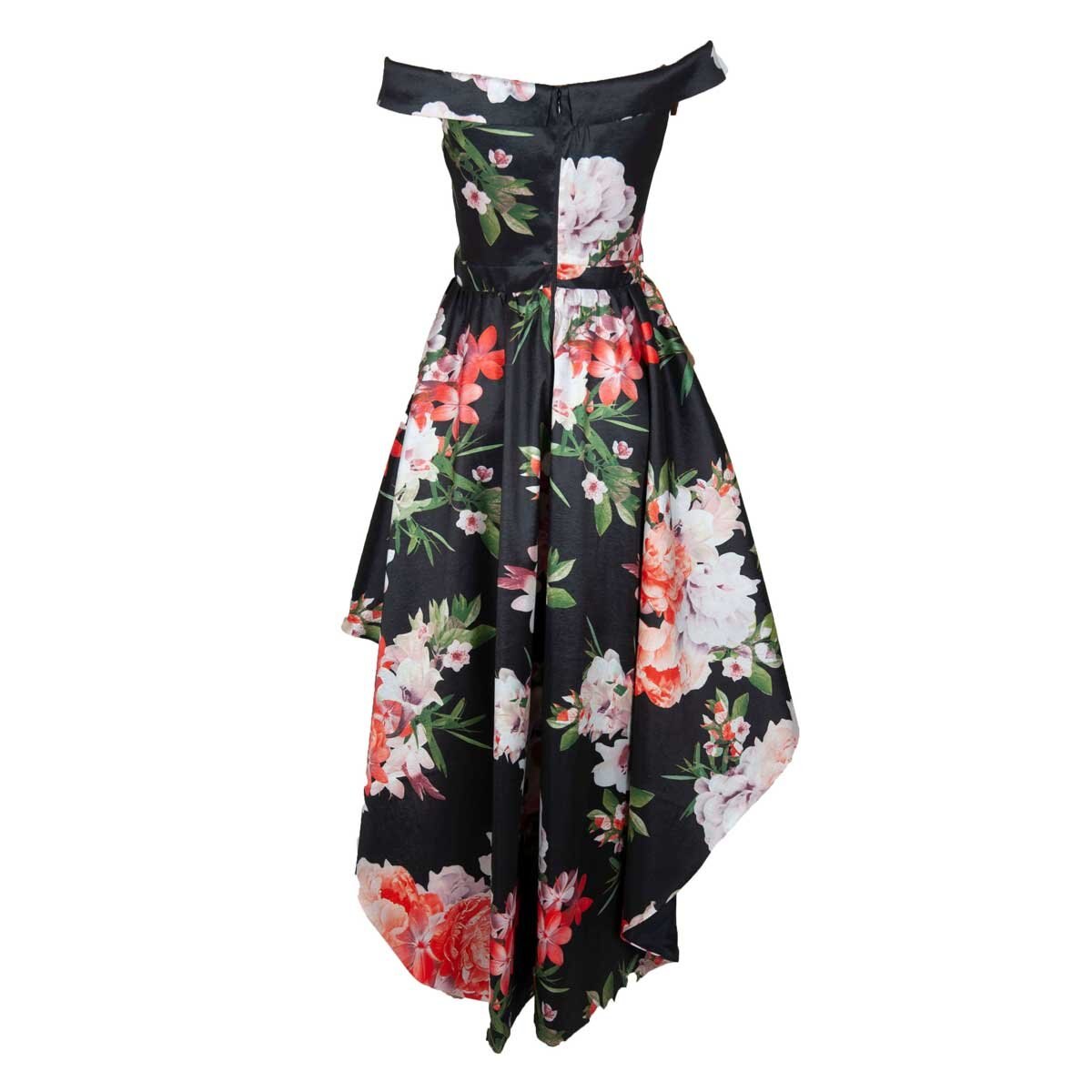 Vestido de Fiesta Hi Low con Falda Plisada de Tafeta Philosophy Jr Nights