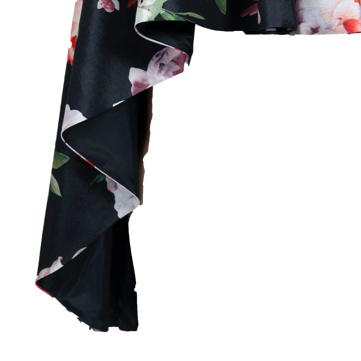 Vestido de Fiesta Hi Low con Falda Plisada de Tafeta Philosophy Jr Nights