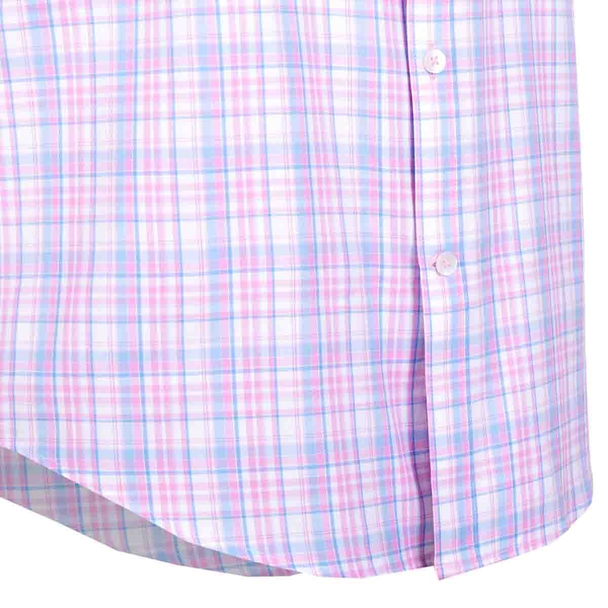 Camisa Manga Corta Color Rosa Alx