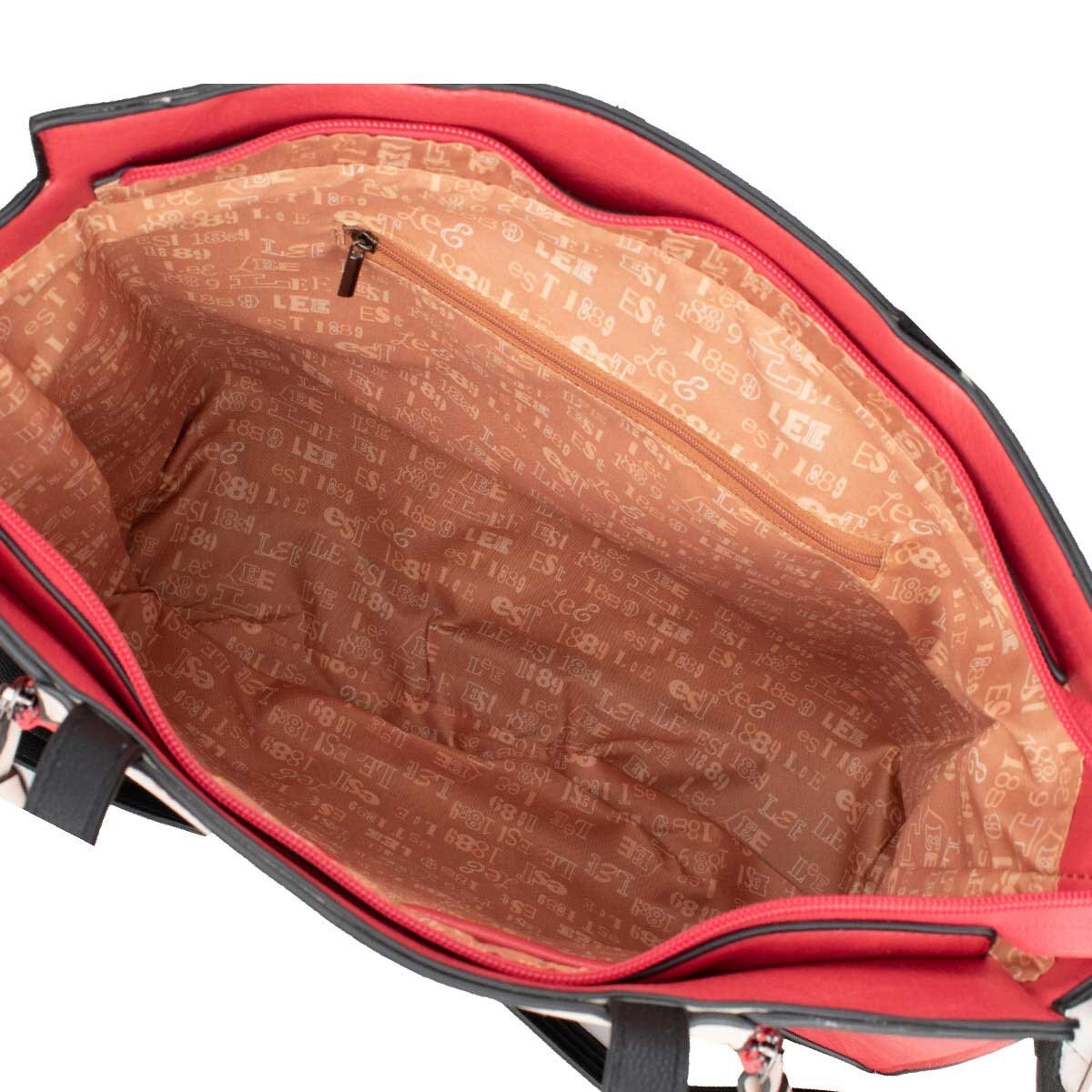 Bolso Tote Rojo Lee