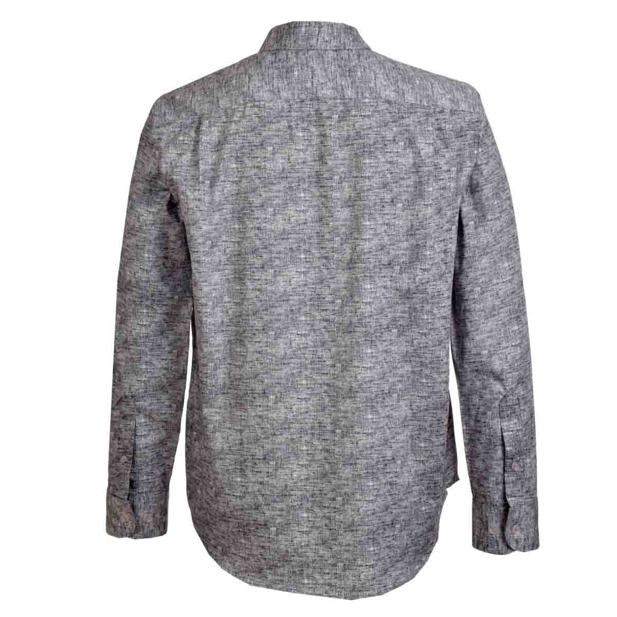 Camisa Fitted Manga Larga Color Negro Lee