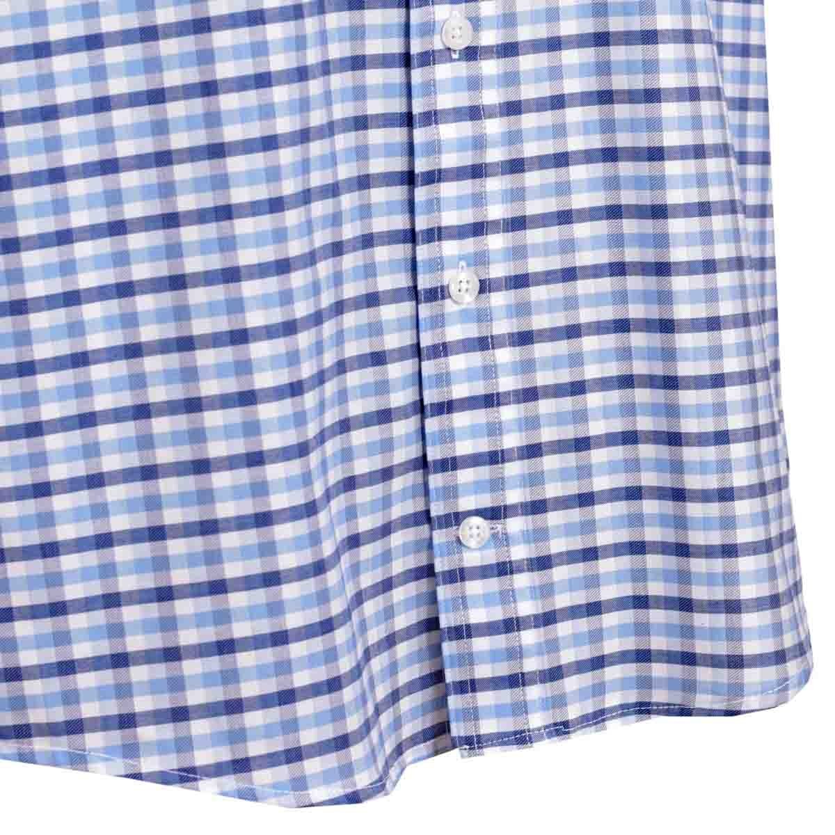 Camisa Classic Manga Corta Color Azul Lee