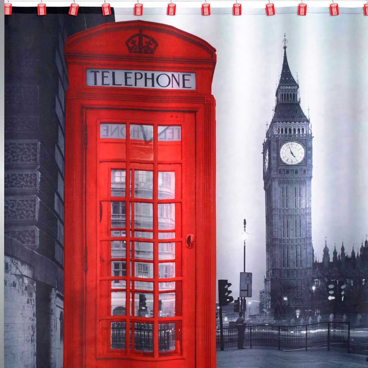 Cortina para Baño Londres Oxal