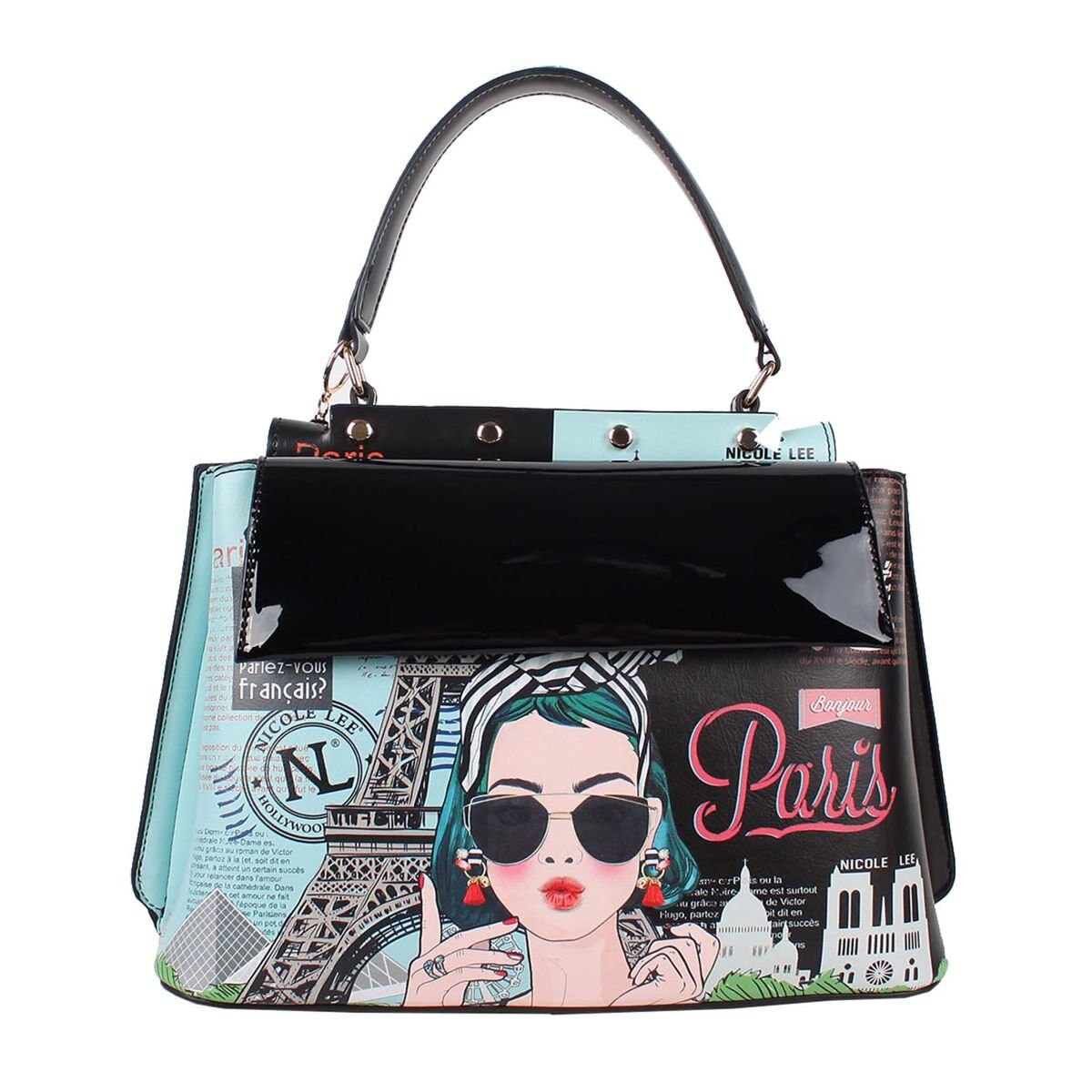 Bolso Handbag con Aplicaciones Nicole Lee
