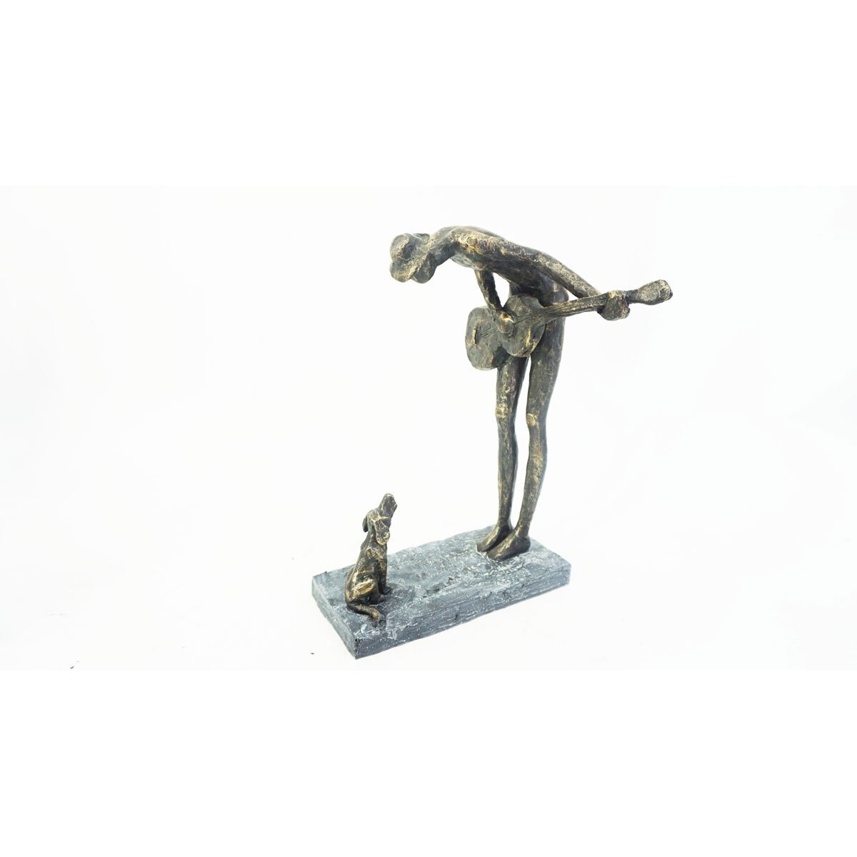 Figura Abstracta Humano Y Perro Graceful Arts