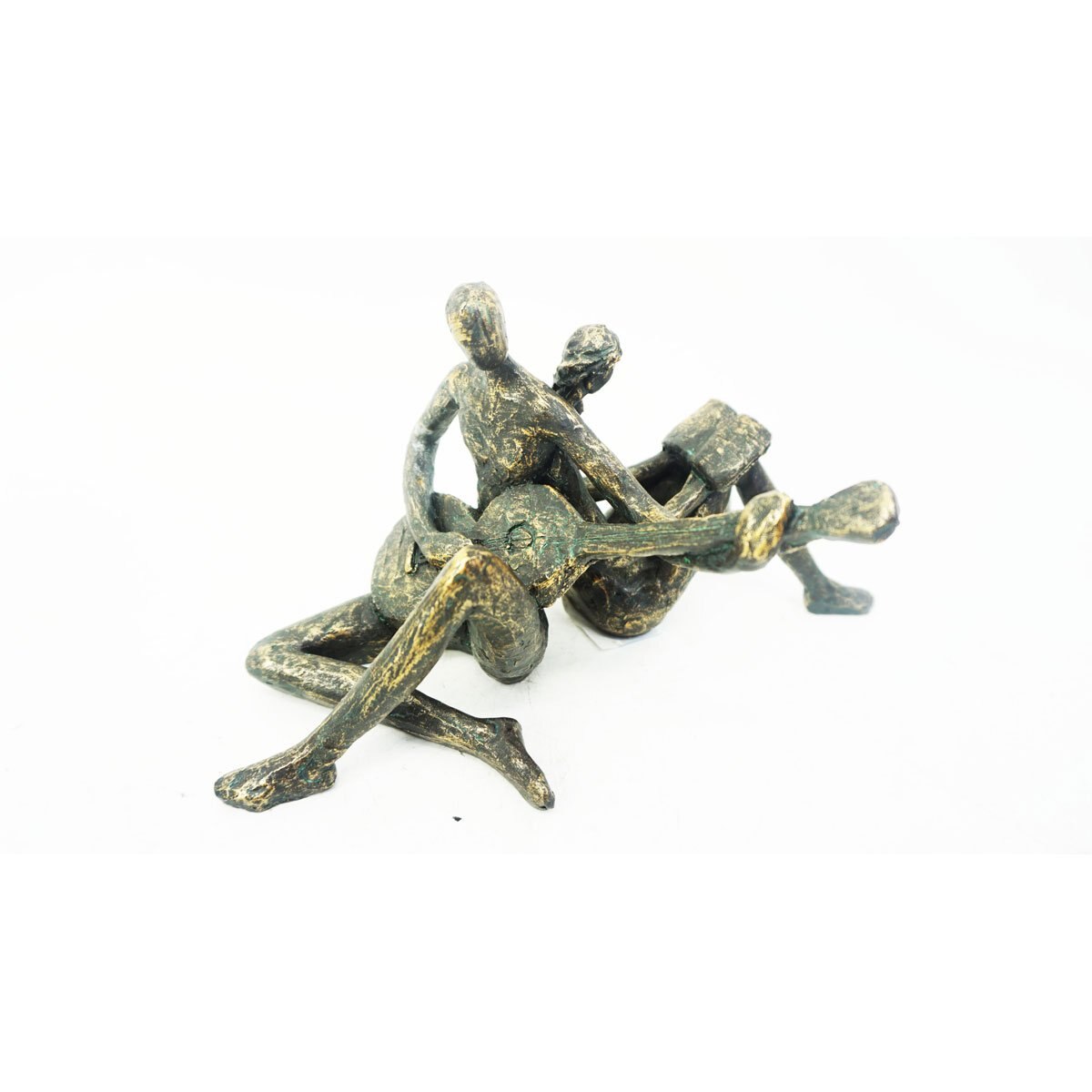 Figura Abstracta Humano Pareja Guitarra Graceful Arts