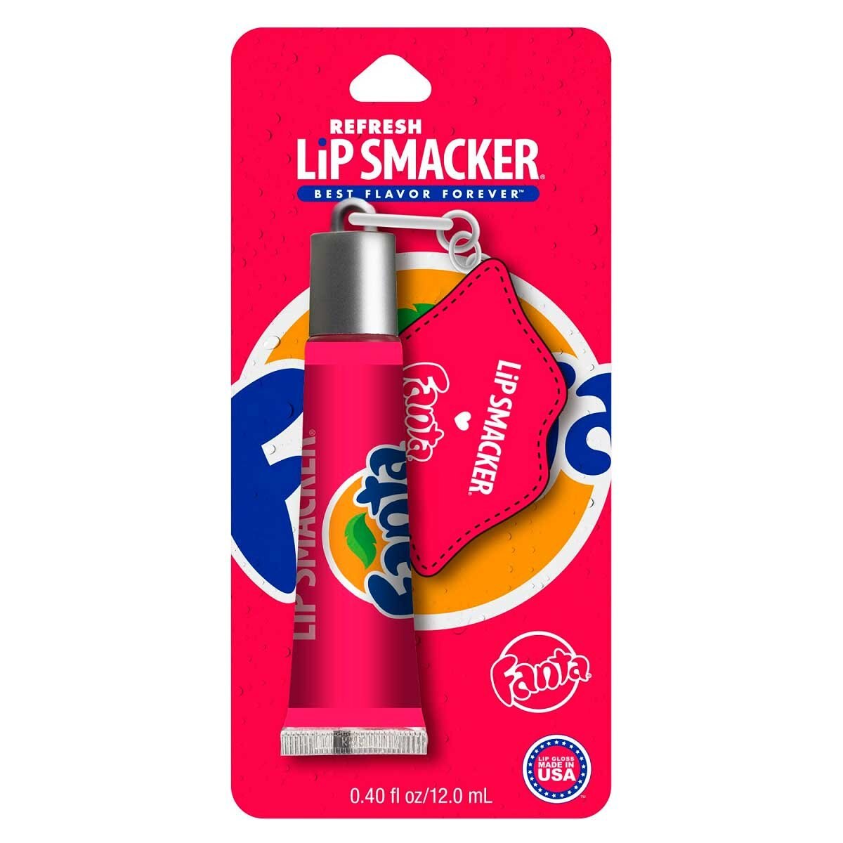 Llavero con Bálsamo Labial Fanta Lipsmacker