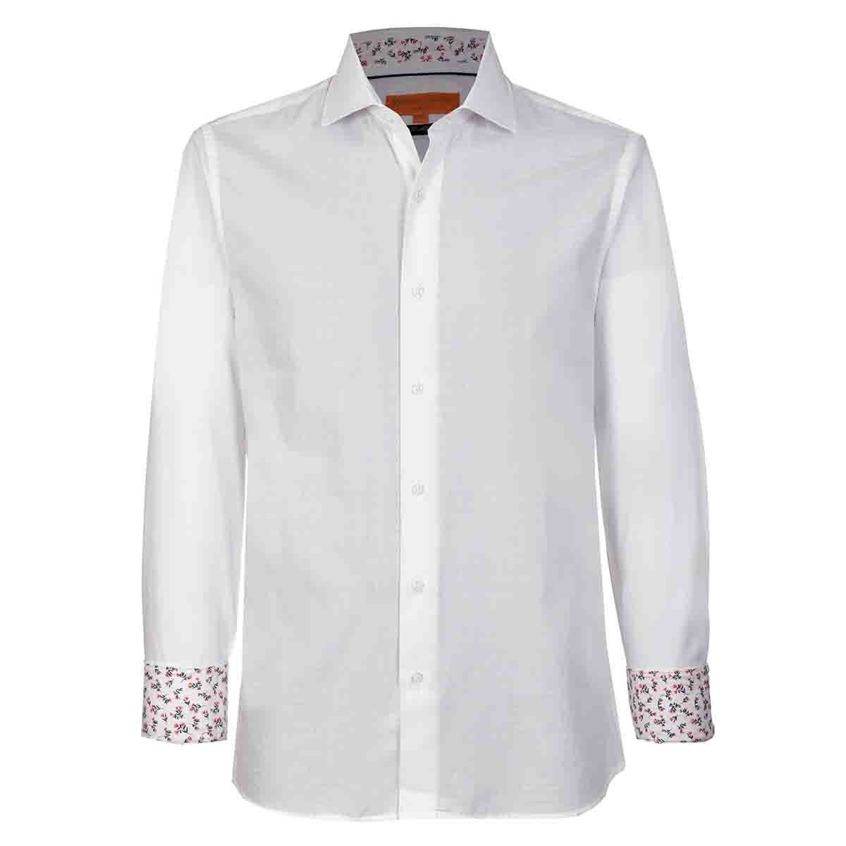 Camisa de Vestir Albus Color Blanco Carlo Corinto Slim Fit