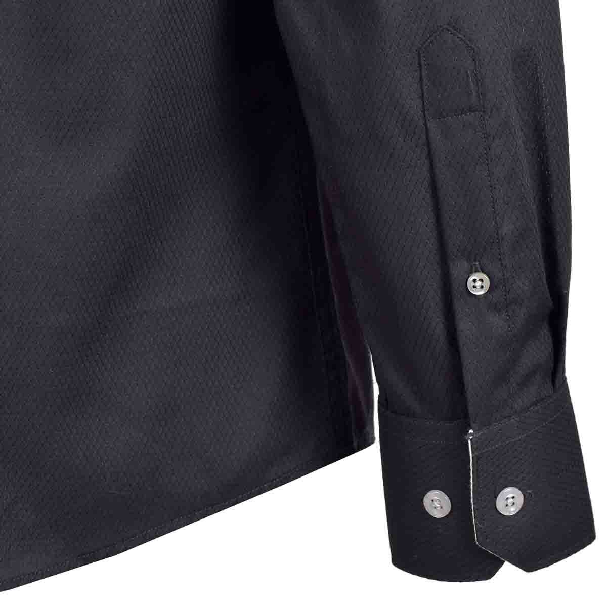Camisa de Vestir Griffin Color Negro Carlo Corinto Slim Fit