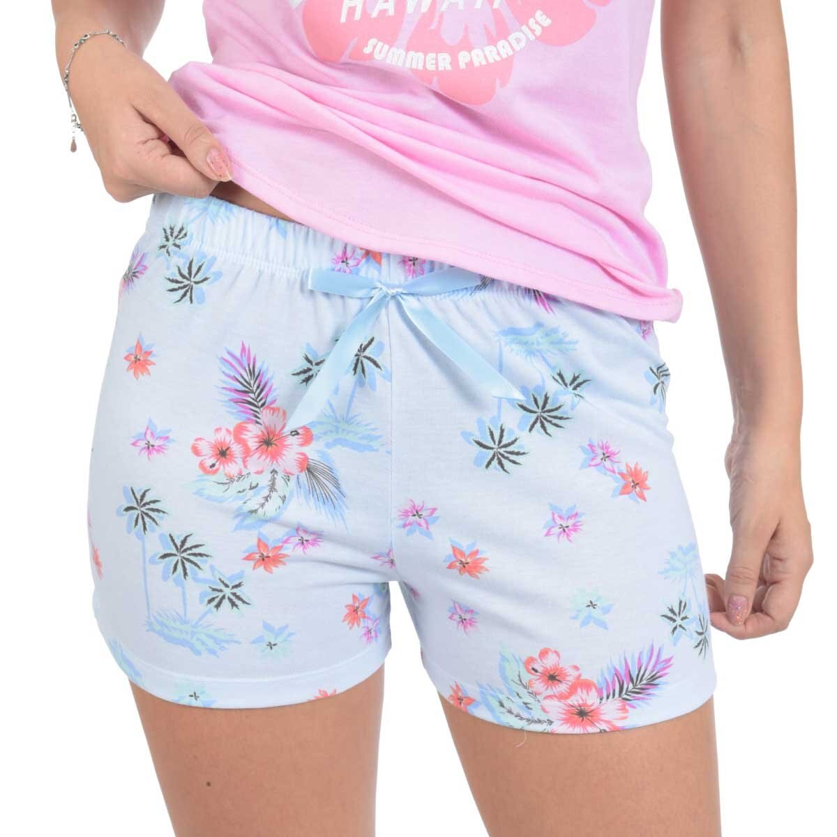 Pijama Chifon Playera Y Short con Jareta Incanto