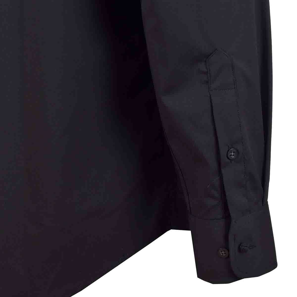 Camisa de Vestir Color Negro John Henry