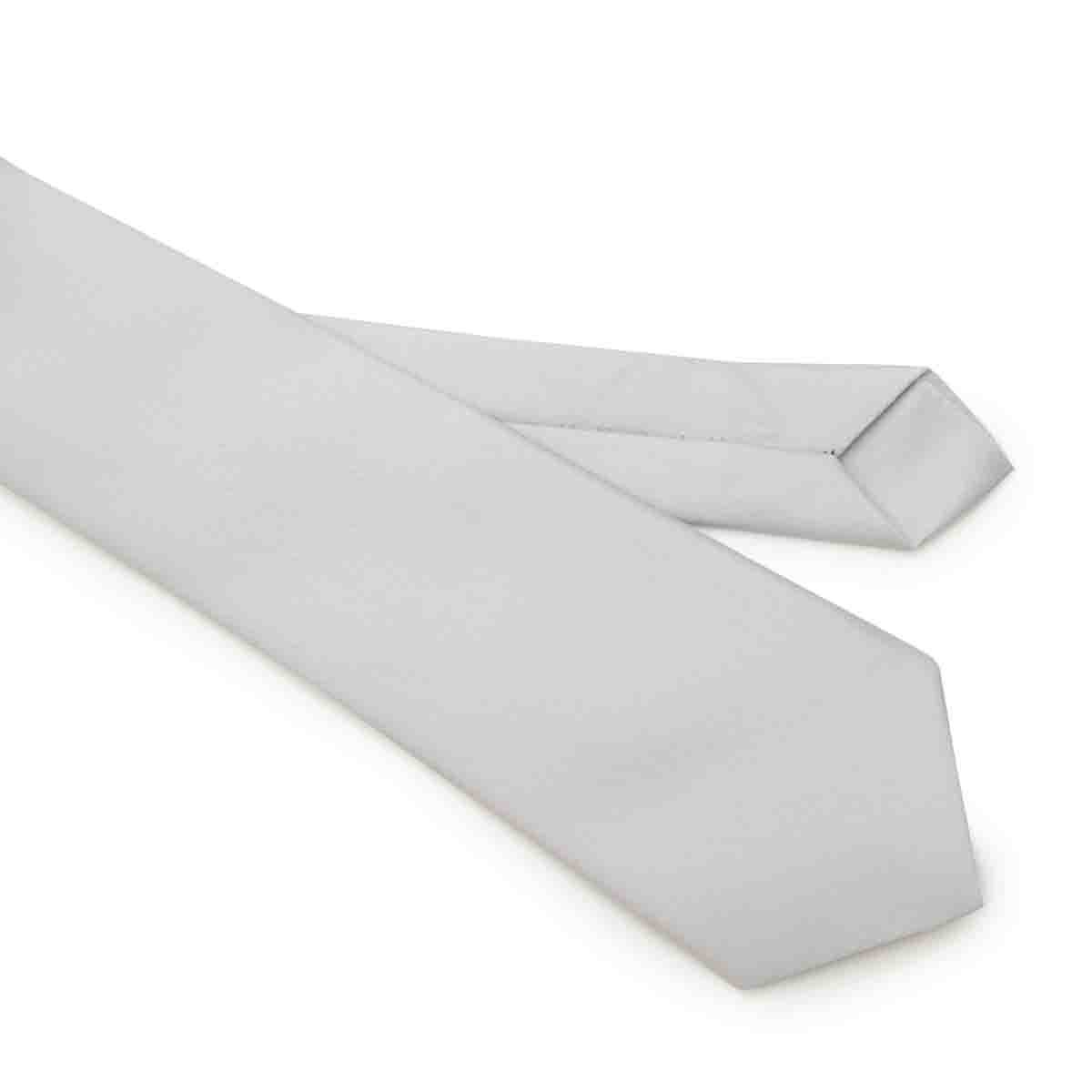 Corbata Color Gris de Poliéster Carlo Corinto